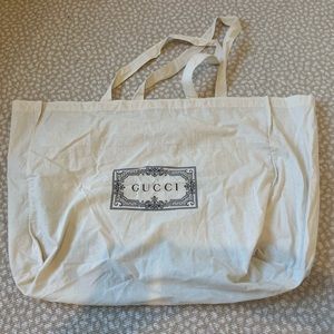Gucci cotton tote bag.